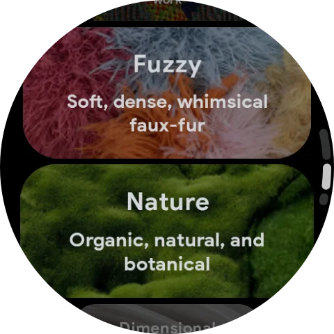 Watch face example