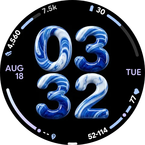 Watch face example