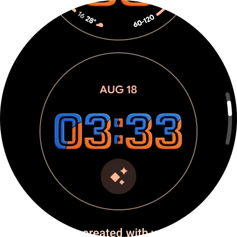 Watch face example