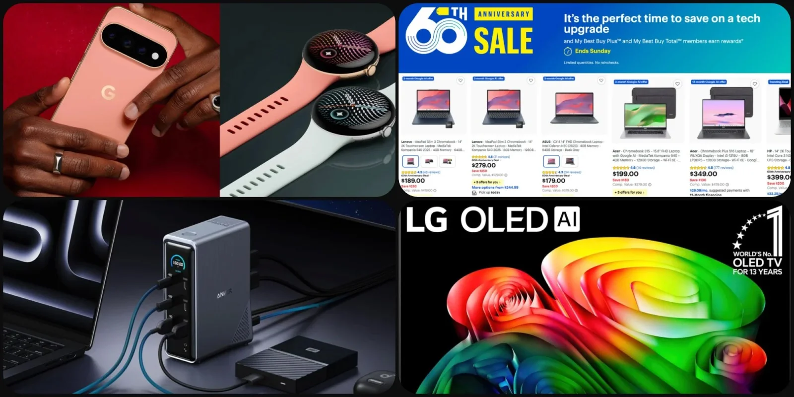 Deals: Last chance at Pixel 11 offers ahead of delivery, Anniversary Chromebook sale from $219, LG OLED $700, more