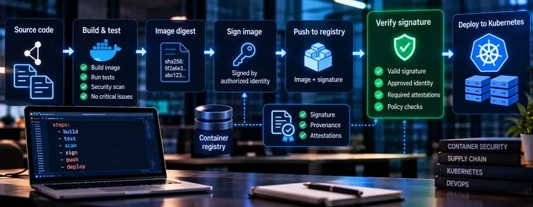 Enhancing Security in Kubernetes Deployments Through Container Image Signing