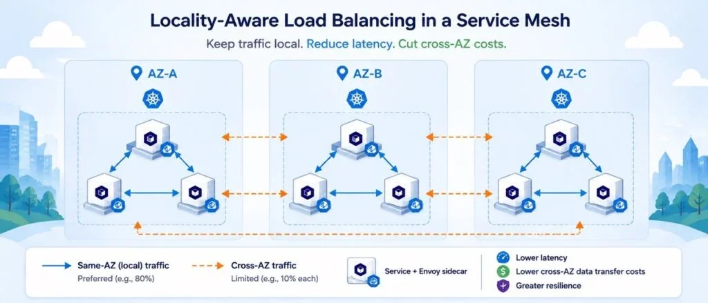 Understanding the Impact of Load Balancing on Multi-AZ Kubernetes Deployments