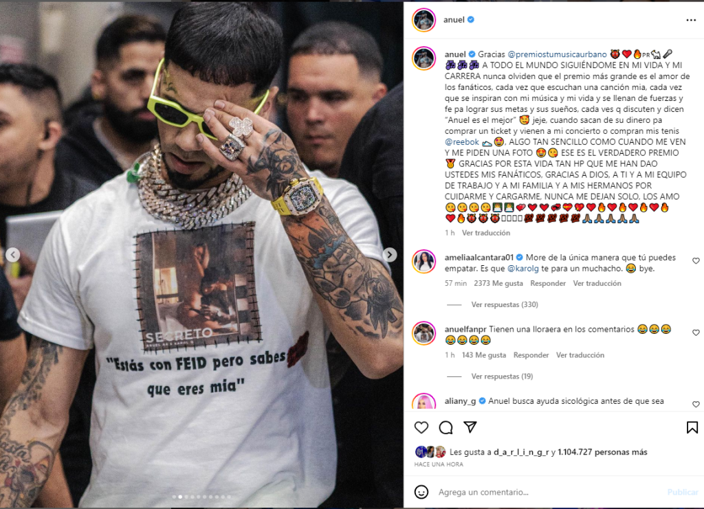 Mensaje de anuel