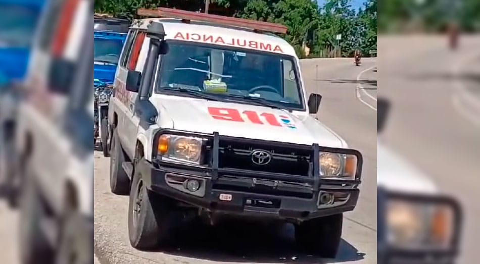 Incidente con ambulancia que transportaba joven propicia su deceso