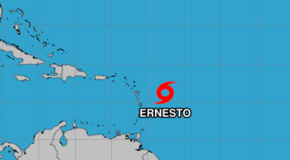 tormenta tropical Ernesto