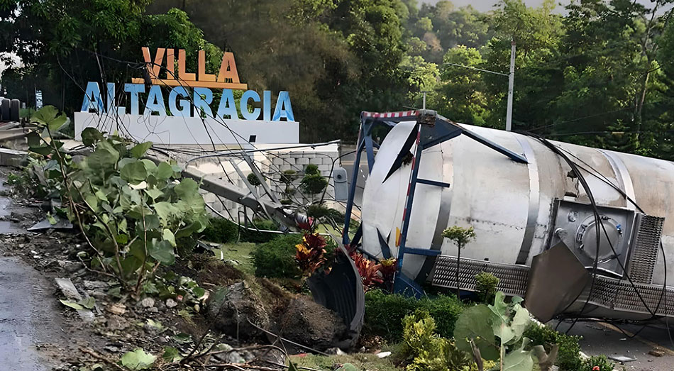 Accidente en Villa Altagracia