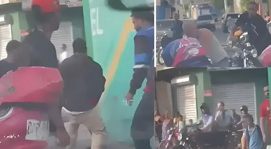 Incidente entre motoconchos en Hato Mayor