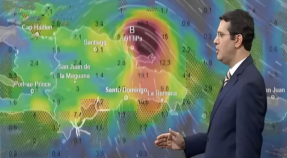 Pronostican disturbio atmosférico con posibles efectos en RD