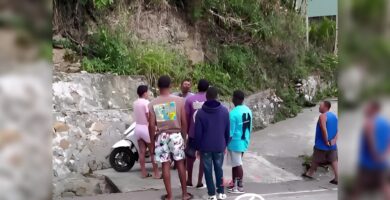 Intervienen en disputa entre dos hombres por una mujer