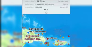 Movimiento telúrico de 5.0 grados se registra en territorio dominicano