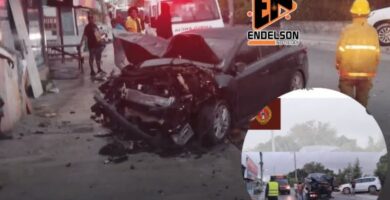 Dos vehículos se ven implicados en suceso vial en Hoyo Claro