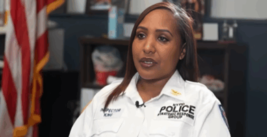 Oficial dominicana alcanza rango más alto en la policía de Nueva York