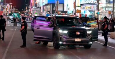 Tres personas lesionadas en incidente con proyectiles en Times Square