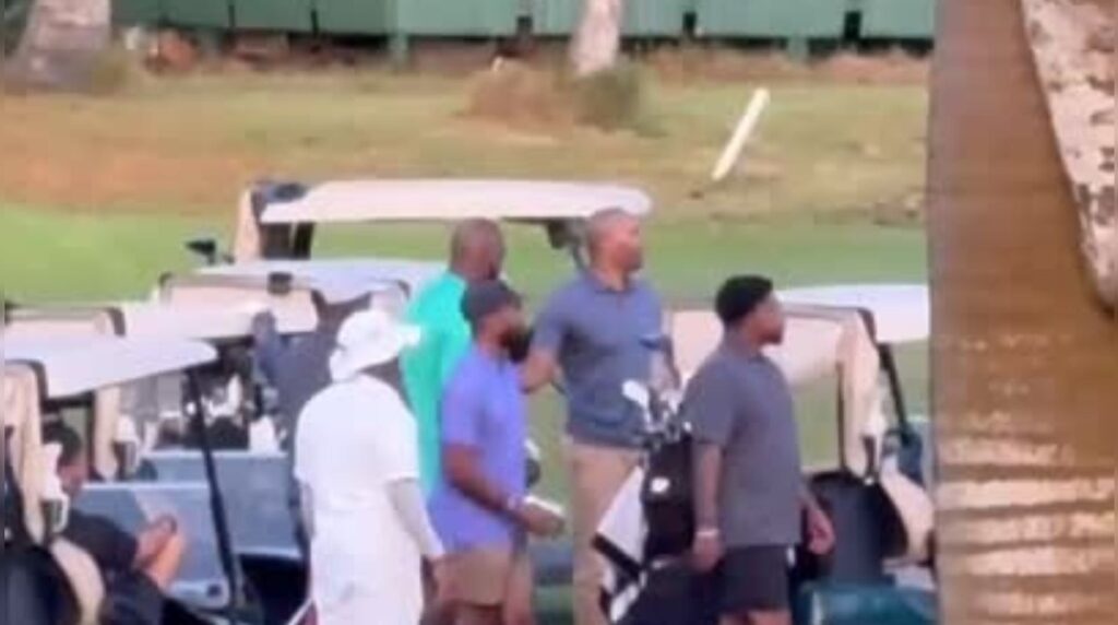 LeBron James juega golf en La Romana durante su visita a RD