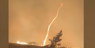 Tornado de fuego afecta zona en el interior norte de Portugal