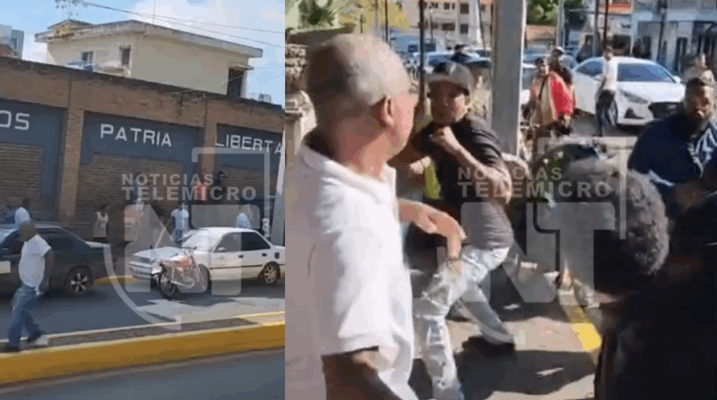Chóferes de rutas públicas se enfrentan en Santiago