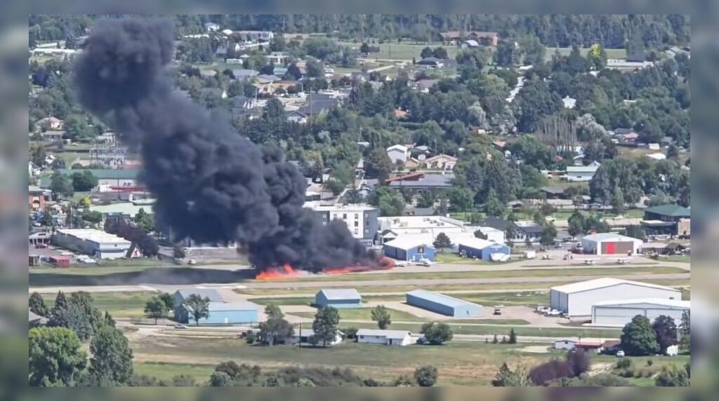 Avioneta sufre percance en pista de Kalispell