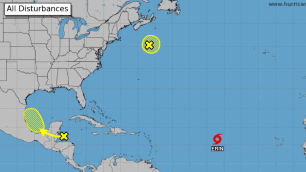 Tormenta tropical Erin se fortalece frente a las Antillas Menores