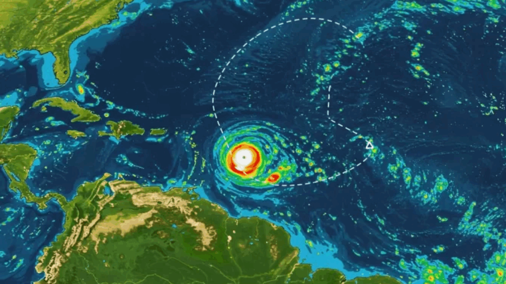 Tormenta Erin alcanza categoría cuatro en el Atlántico