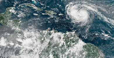 Huracán Erin mantiene vigilancia sobre territorio dominicano