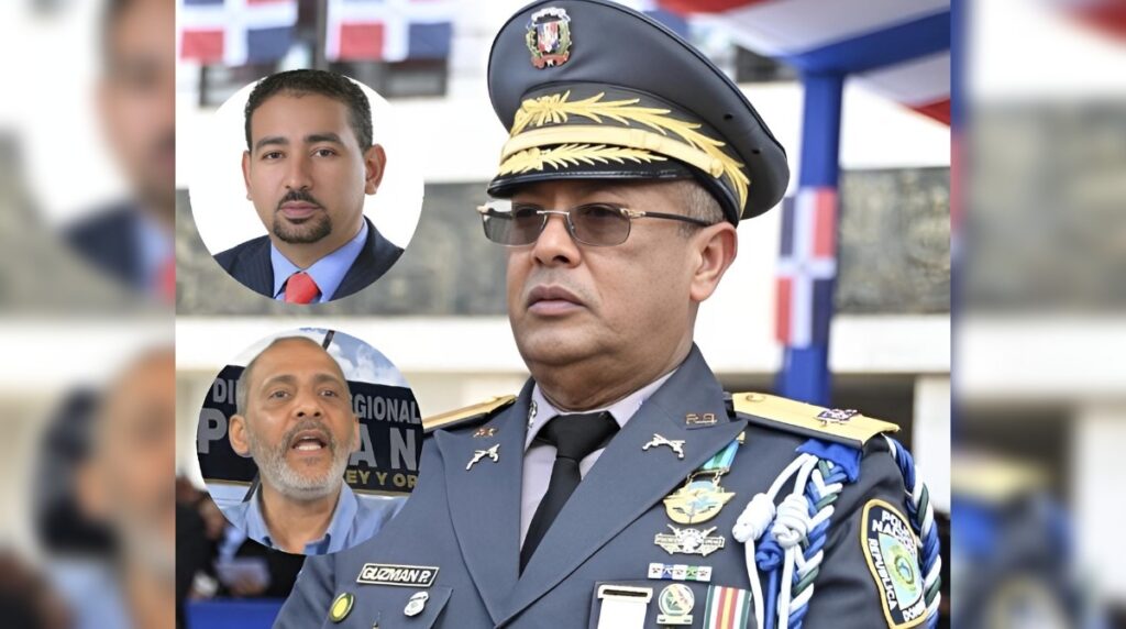 Jefe de la PN fue a tribunales enfrentando a dos comunicadores