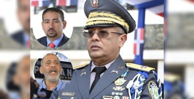 Jefe de la PN fue a tribunales enfrentando a dos comunicadores