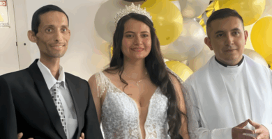 Partió de este mundo joven que cumplió deseo de casarse con la mujer de su vida