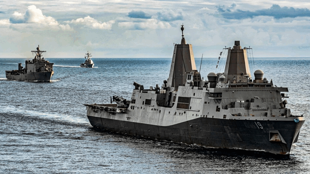 Estados Unidos despliega escuadrón anfibio hacia el Caribe