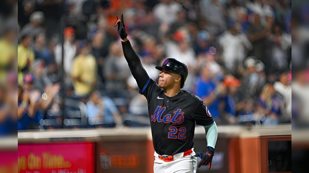 Juan Soto conecta su jonrón 32 para los Mets