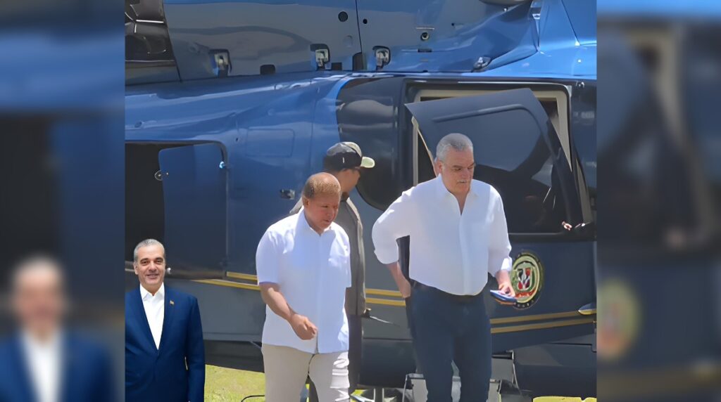 La Vega Mundial hace presencia en llegada de Abinader a La Vega