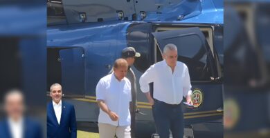 La Vega Mundial hace presencia en llegada de Abinader a La Vega