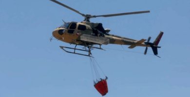 Helicóptero de bomberos sufre incidente durante entrenamiento en Francia