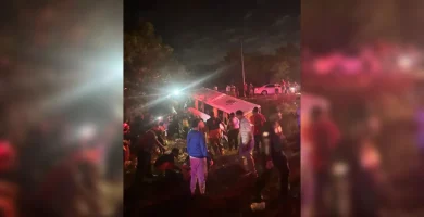 Una mujer sin aliento y otros perjudicados tras percance con autobús en La Romana