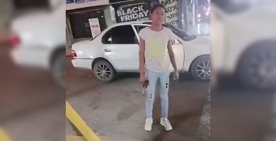 Video muestra discusión con objeto de fuego frente a Megacentro