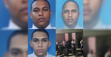 Detienen tres policías y tres civiles con cinco bienes hurtados