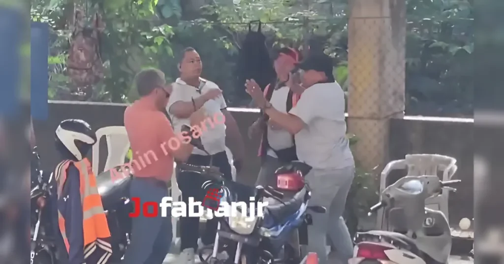 Incidente entre dos hombres genera tensión frente a clínica en La Vega