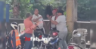 Incidente entre dos hombres genera tensión frente a clínica en La Vega