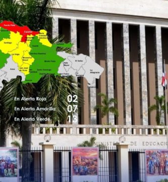 Educación suspende docencia este jueves en Puerto Plata y Espaillat por alerta roja