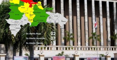 Educación suspende docencia este jueves en Puerto Plata y Espaillat por alerta roja