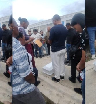 Sepultan niña hallada en cañada de Los Girasoles en medio de reclamos de justicia