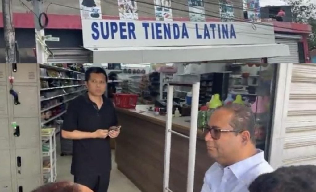 Cierran tienda china en Monte Plata por operar sin permisos en edificación afectada por incendio