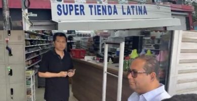 Cierran tienda china en Monte Plata por operar sin permisos en edificación afectada por incendio