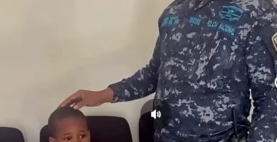 Niño extraviado en  SDE está bajo custodia de la PN en sede de Invivienda Z51