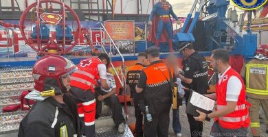 VIDEO: ¡Gran susto en Sevilla! Falla en juego mecánico deja cuatro heridos en la atracción Steel Max