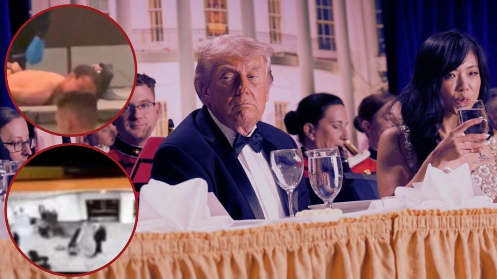 VIDEO: Momento que el tirador irrumpe en hotel donde estaba Trump y evade corriendo la seguridad