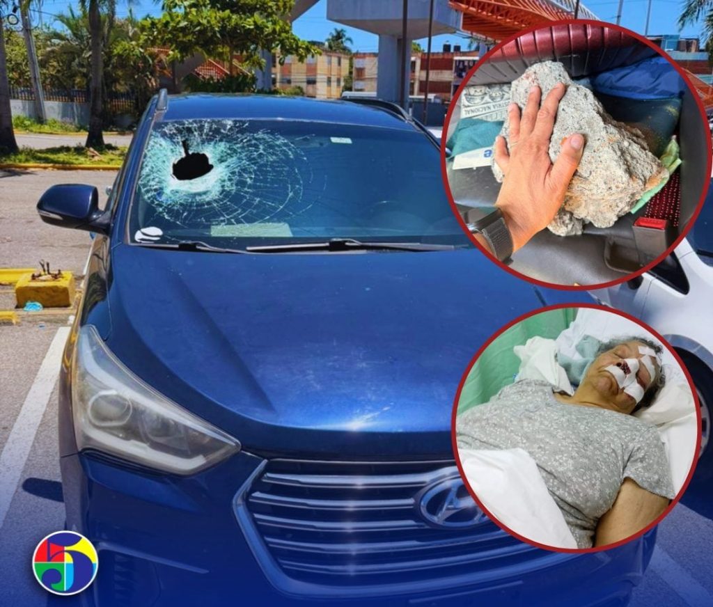 Abuela de 79 años resulta herida tras ataque con piedra contra vehículo en San Isidro