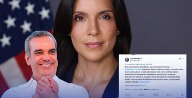 Embajadora de EE.UU., Leah Campos, expresa gratitud a Abinader por apoyo tras incidente contra Trump