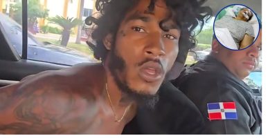 VIDEO: Detienen vándalo que ataca a conductores con piedras en Las Américas