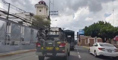 VIDEO: Refuerzan con amplio contingente militar la seguridad en San Francisco de Macorís ante llamado a huelga