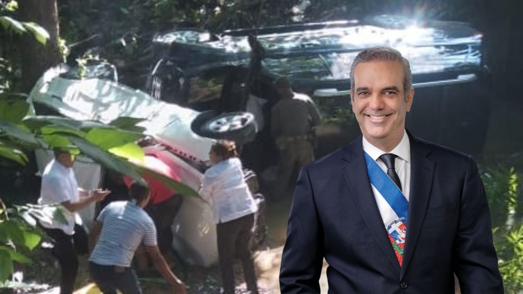Choque involucra vehículo de la escolta presidencial y deja varios heridos en tramo Sosúa